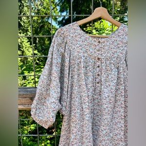 Olliella flourish organic cotton mini dress